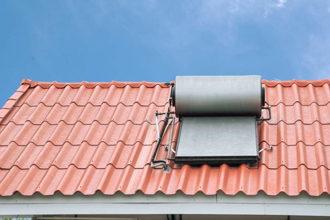 Solarheizung-Dach